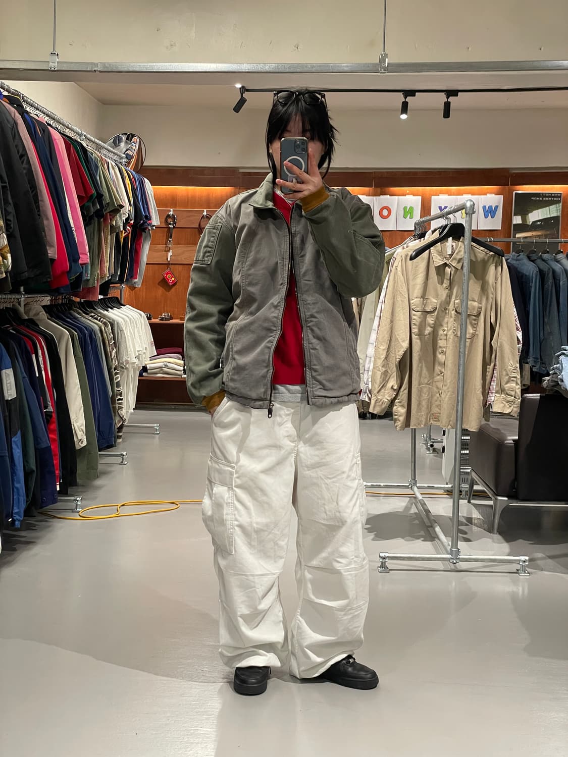 빈티지 리메이크 워크자켓 상품이미지2