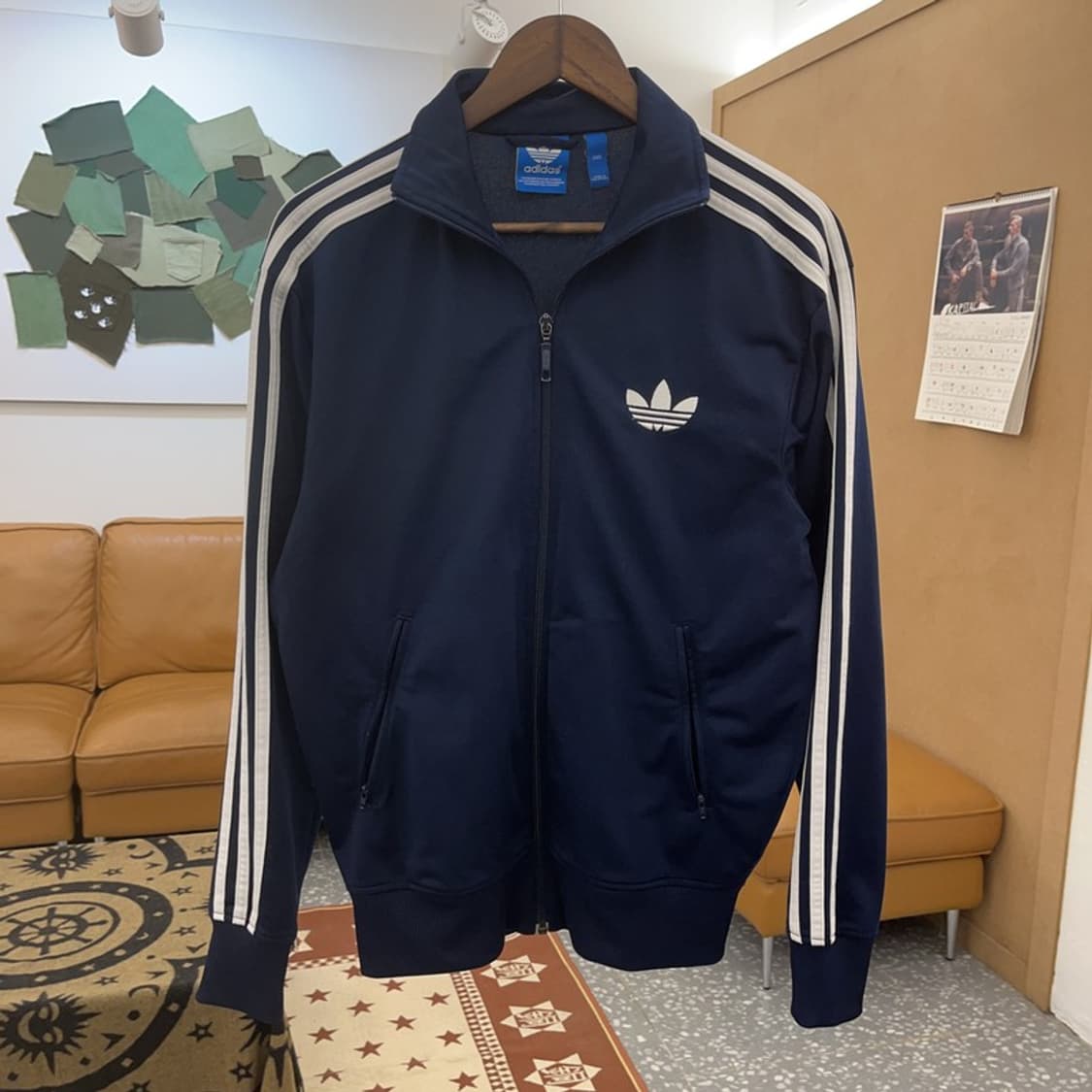 아디다스 파이어버드 올드스쿨 네이비 져지 집업 95 C08735 상품이미지3