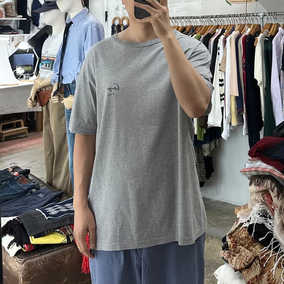 (착용컷) KENZO JEANS 반팔 티셔츠 (남성용 100-102) 상품이미지3