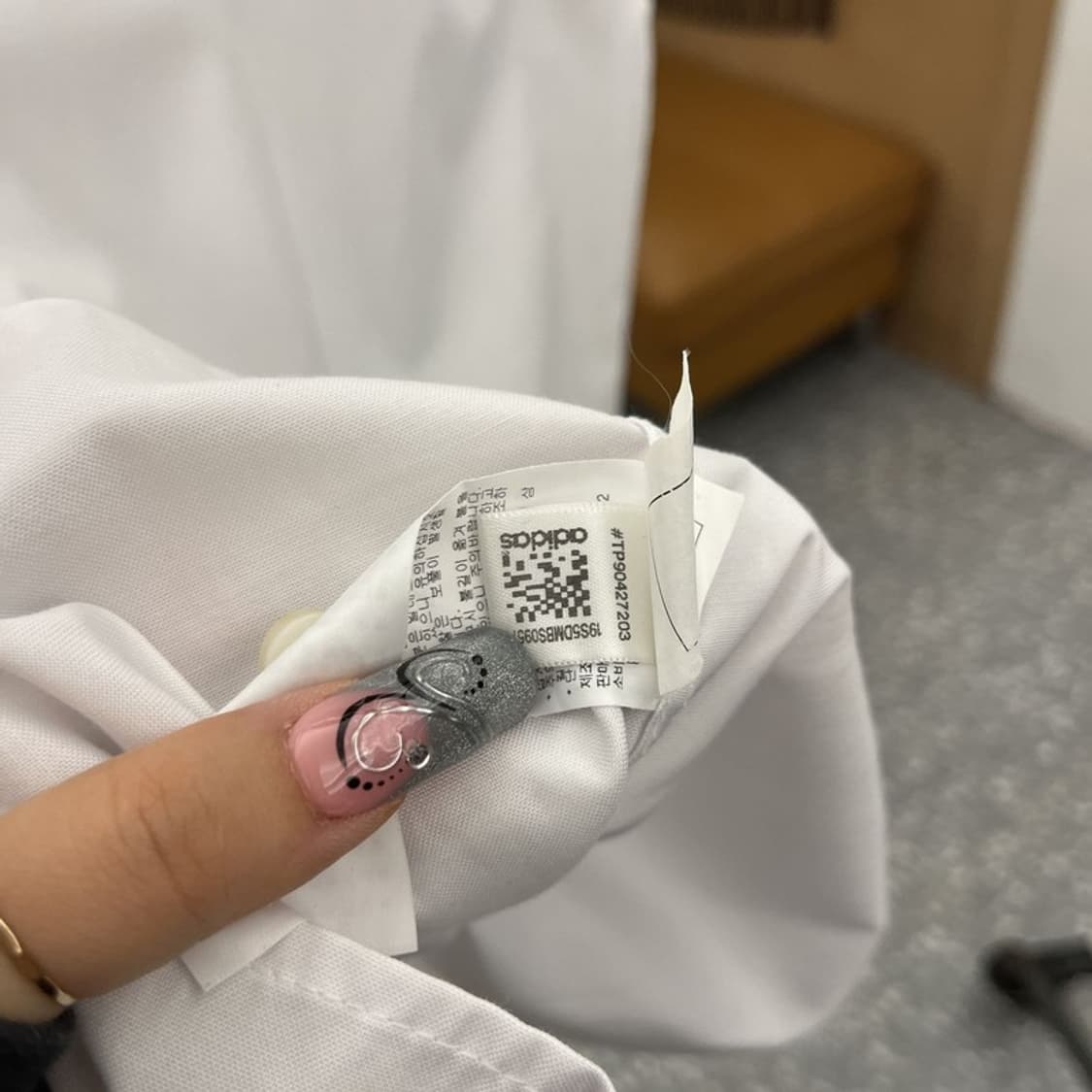 아디다스 빈티지 캐주얼 워크 포켓 자수 반팔 셔츠 95 C12553 상품이미지7