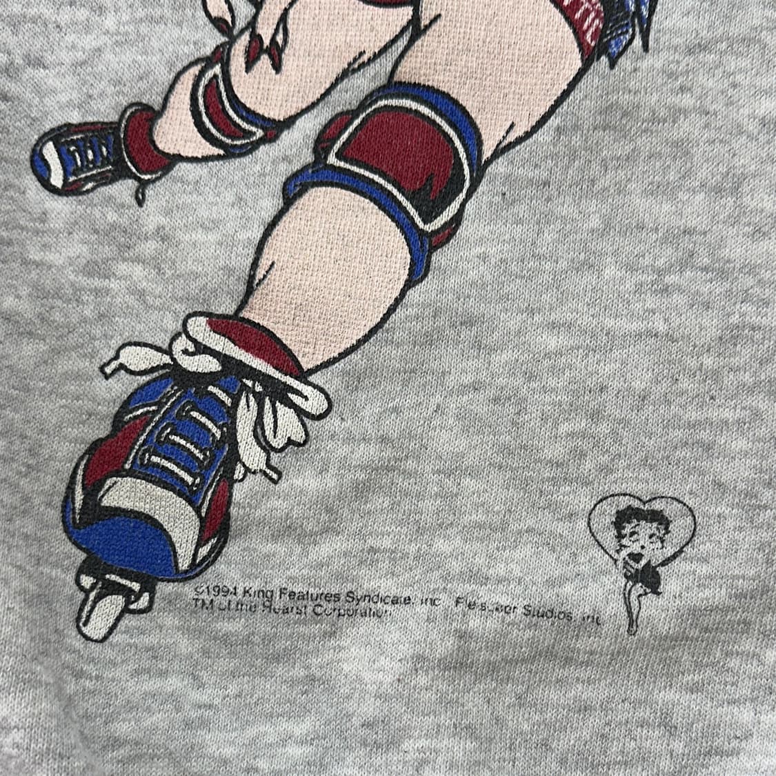 90s USA 베티붑 빈티지 스웻셔츠 XL 상품이미지5