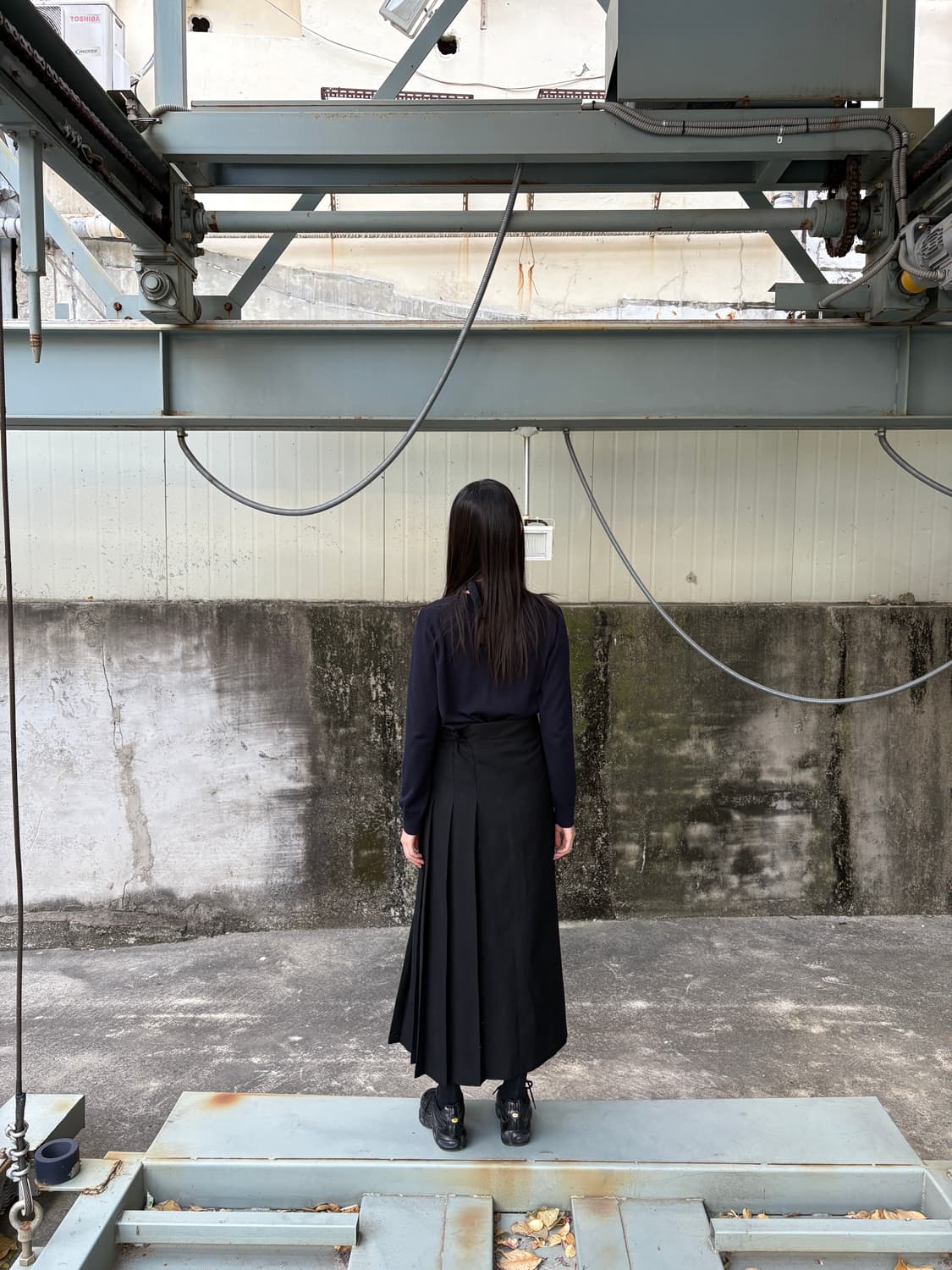 A/T 아츠로 타야마 비대칭 랩 원피스 상품이미지5