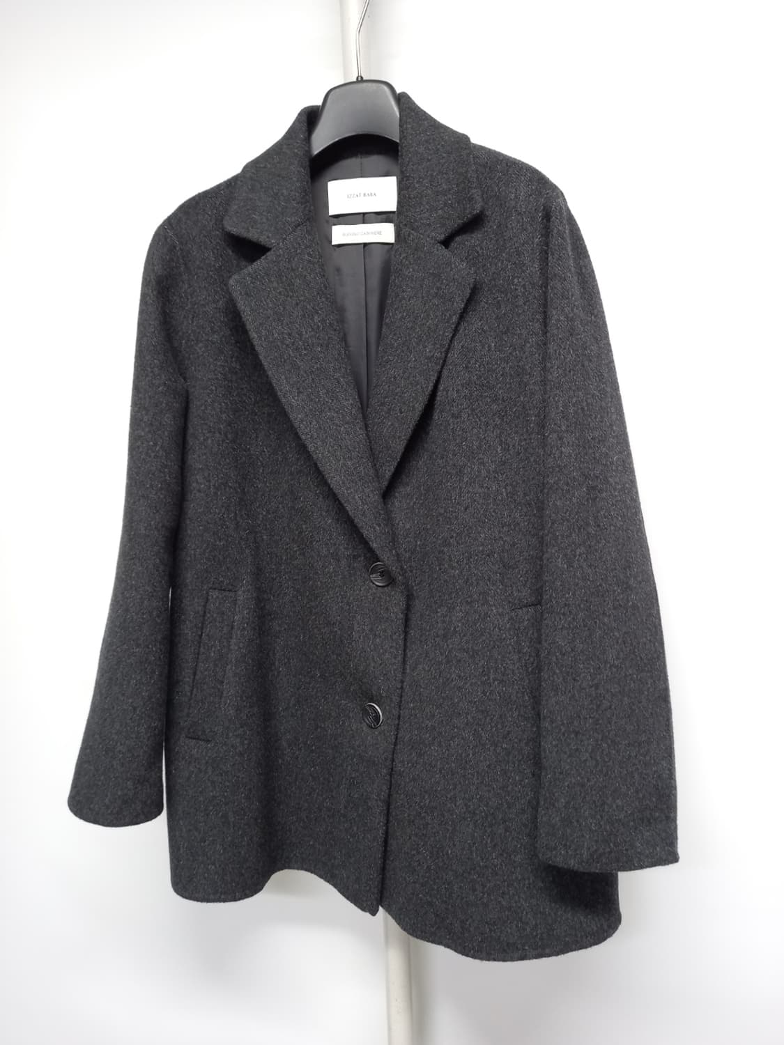 새 아이잗바바 춘추동 캐시미어블랜 루즈박시핏 자켓코트 55-77 상품이미지3