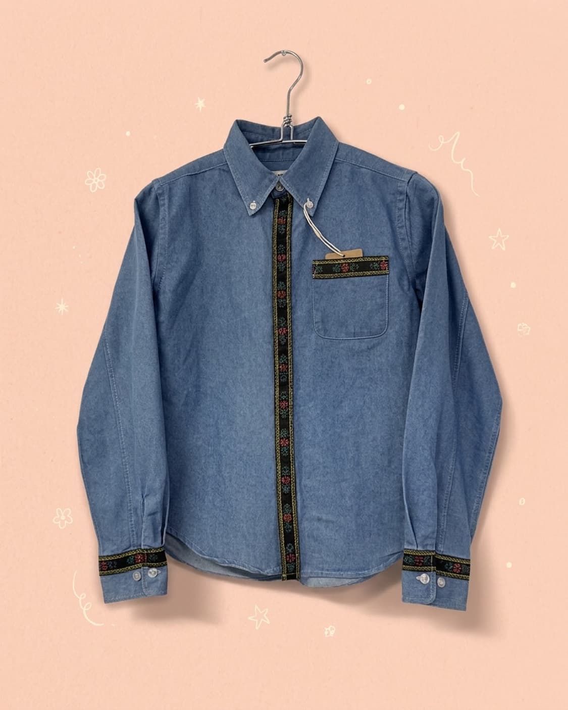 빔즈보이 플라워 패턴 셔츠 상품이미지1