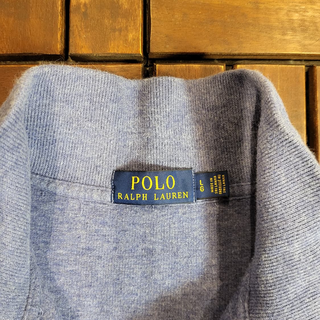 폴로 랄프로렌 반 집업 니트 (L) 상품이미지4