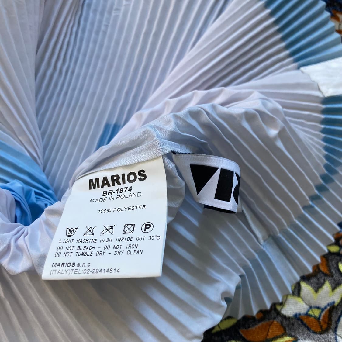 Poland marios 마리오스 오브제 플리츠 에코백 숄더백 가방 상품이미지3