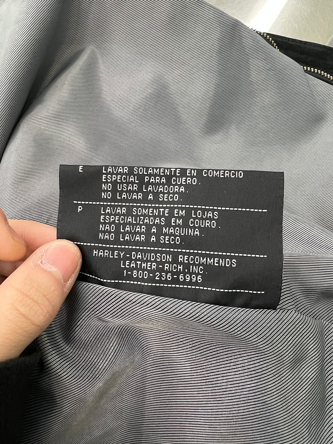 90s 할리데이비슨 블랙 스웨이드 레더 스냅 포켓 라이더 자켓 상품이미지10