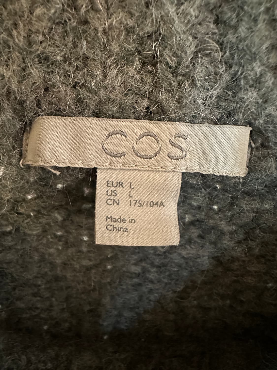 COS 알파카 울 혼방 니트 (L) 상품이미지2