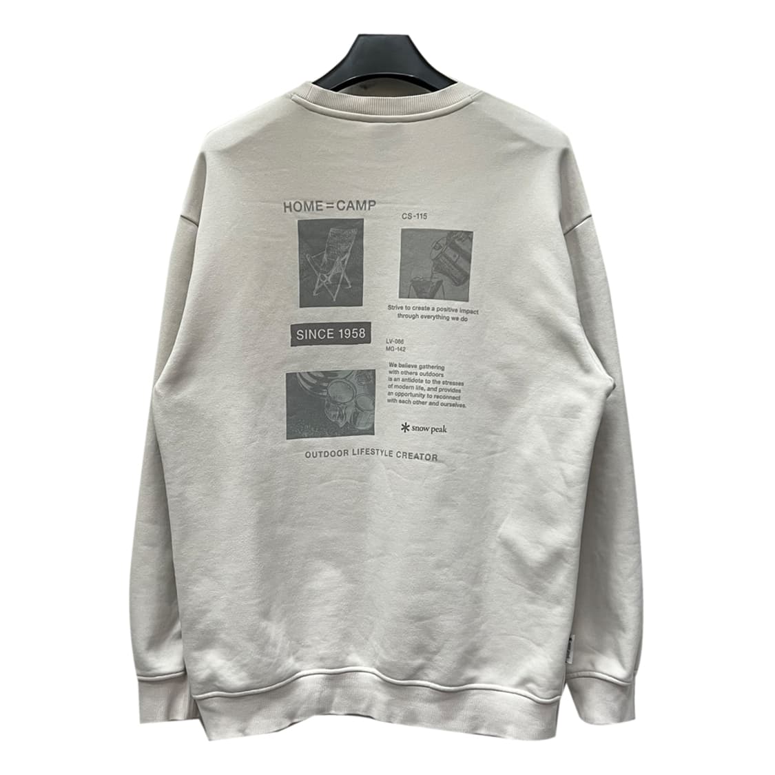 스노우피크 기어 픽쳐스 맨투맨 105 상품이미지3