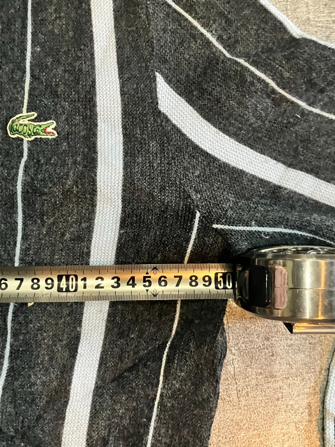 Lacoste 라코스테 올드스쿨아메카지 스트라이프 90‘s 니트스웨터 상품이미지2