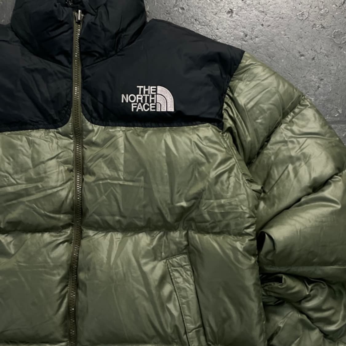 95 노스페이스 눕시 패딩 올리브  상품이미지2