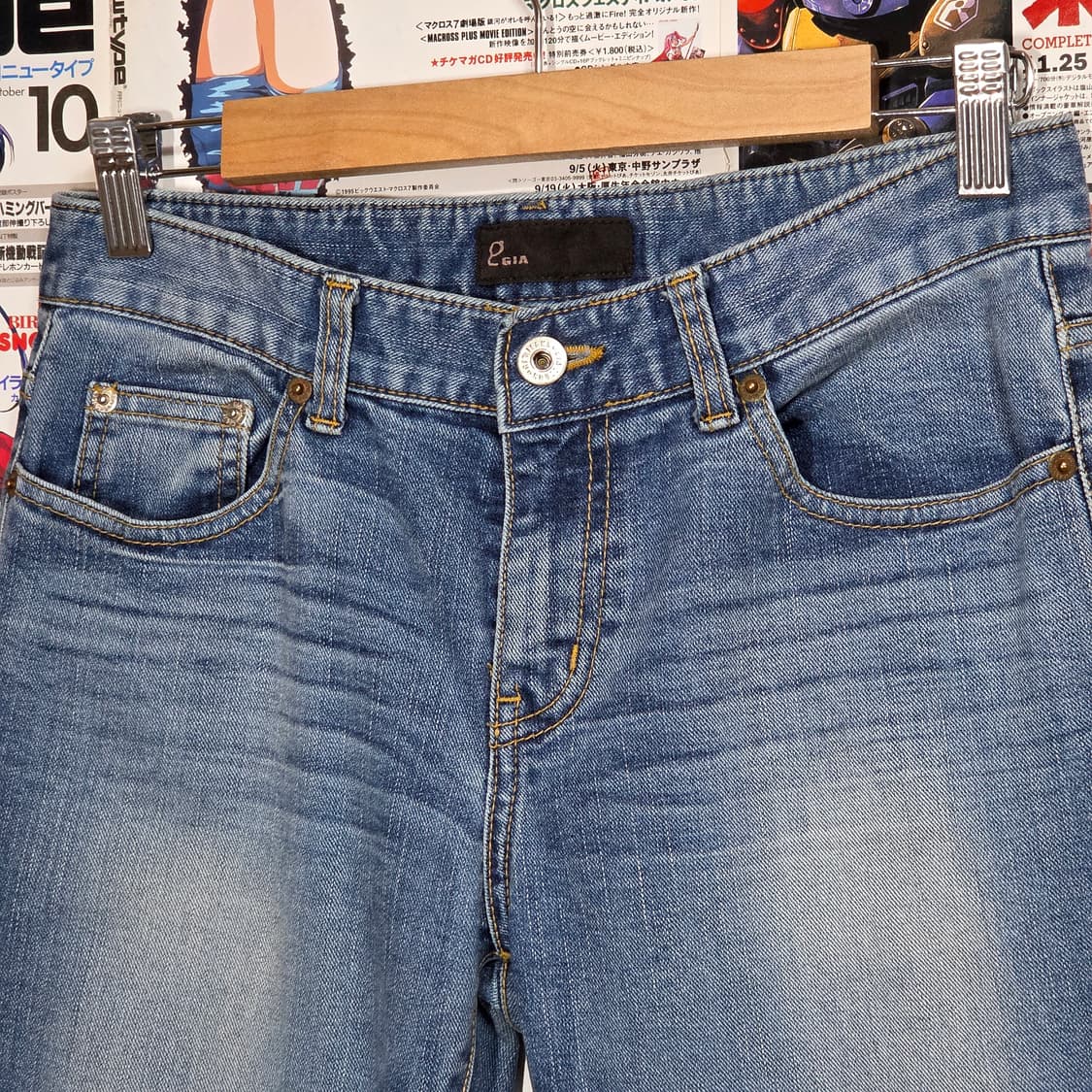 빈티지 중청 워싱 부츠컷 데님 팬츠 상품이미지6