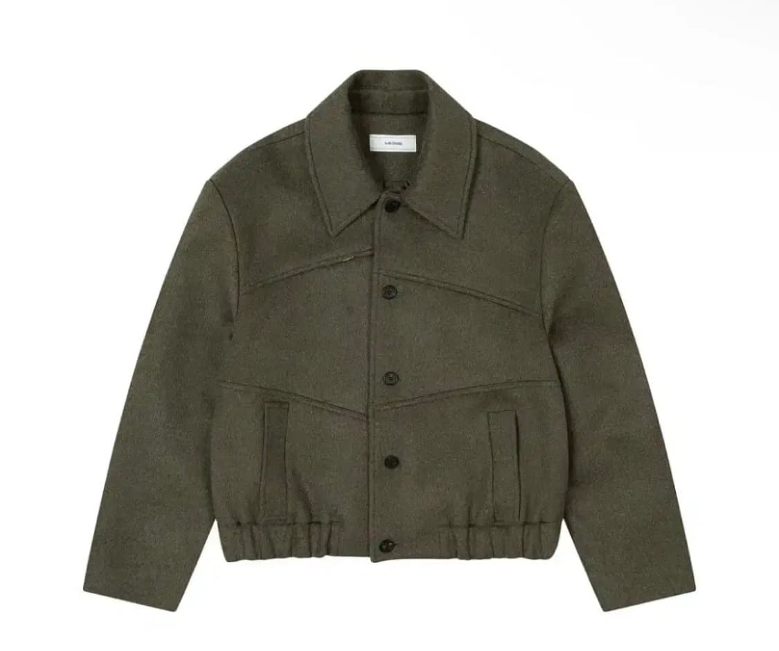 웨이비니스 울 크롭자켓 러스티 그린 2사이즈 구매합니다. 상품이미지1