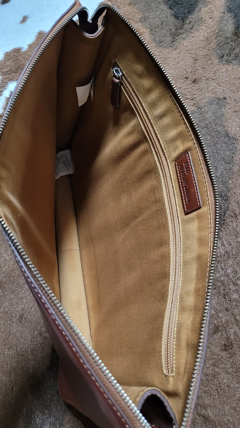 폴로 랄프로렌 남성용 소가죽 비지니스 파우치(40*29) 상품이미지9