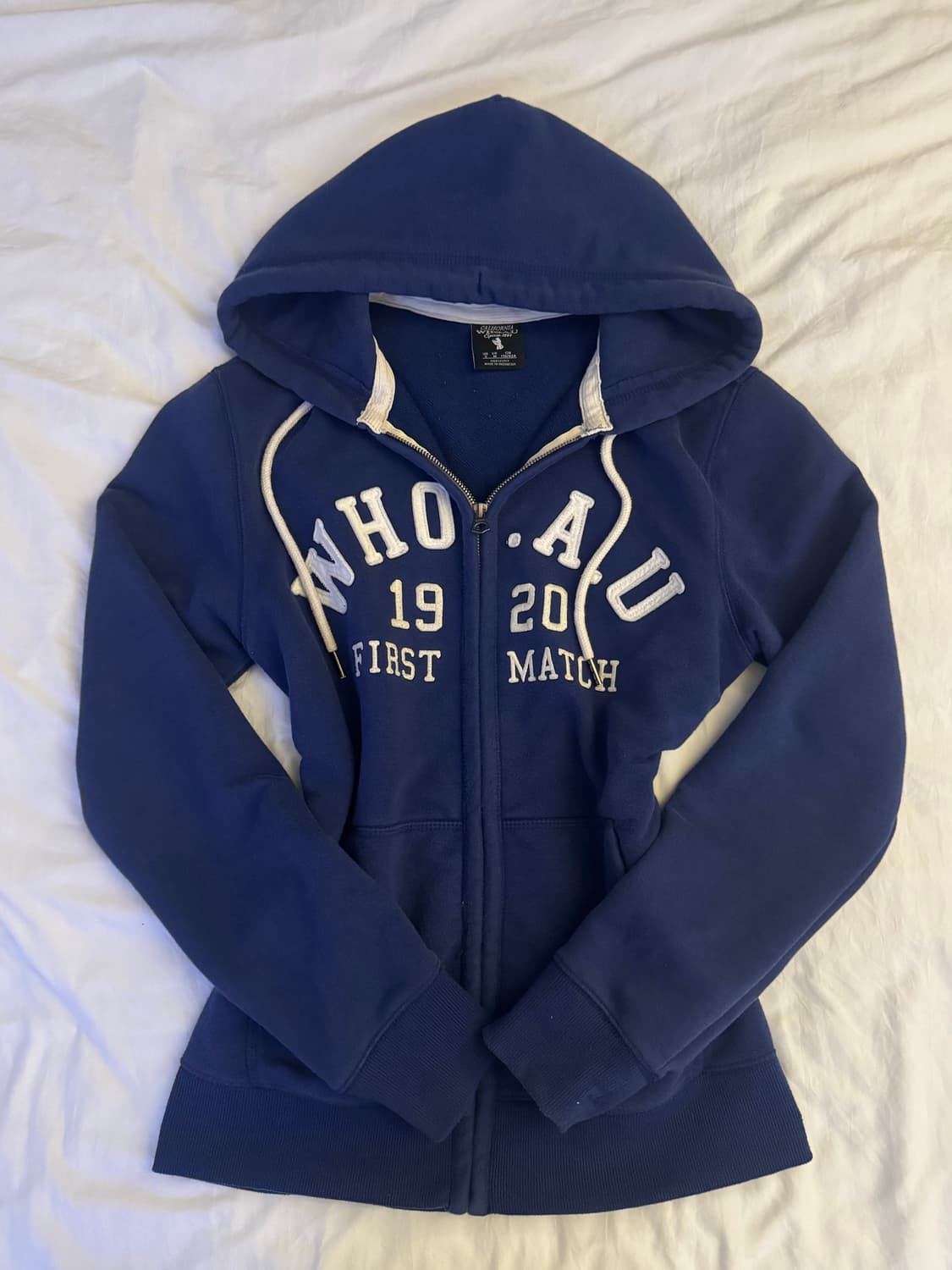 후아유 네이비 후드집업 M  상품이미지1