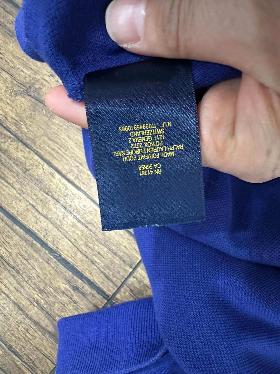 폴로 랄프로렌 이태리 반팔 폴로 카라티 XL  상품이미지4