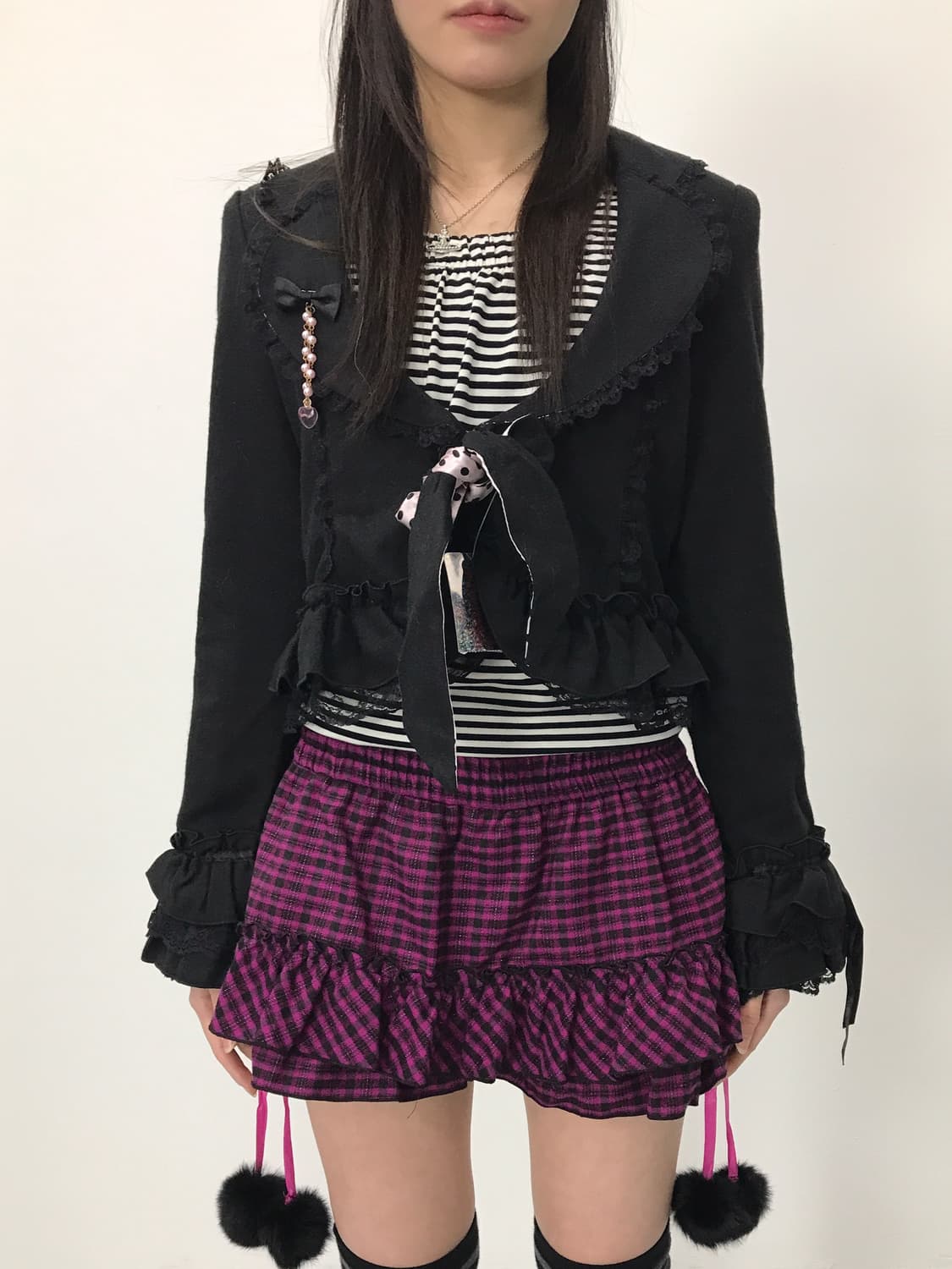 TRALALA Archive Hime Gyaru Lace Jacket 상품이미지1