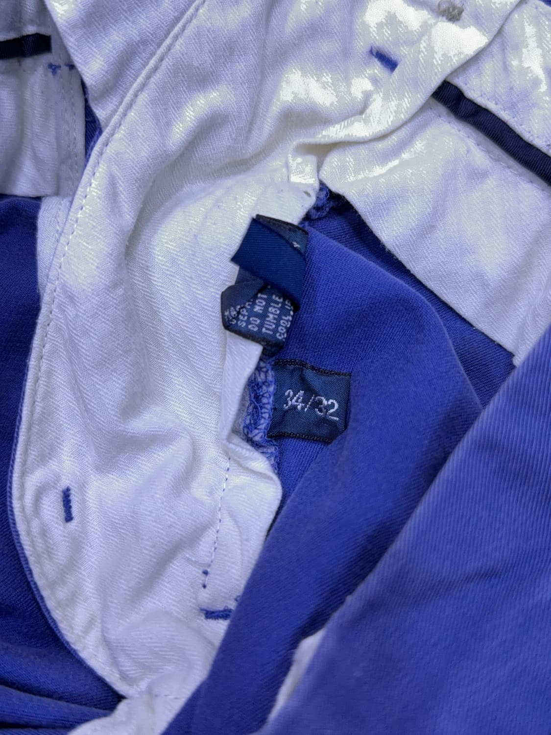 폴로 랄프로렌 스트레치 커스텀 핏 클래식 치노팬츠 블루 34 상품이미지9