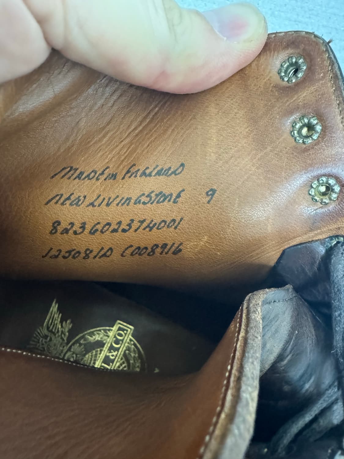 270 더블알엘 리빙스턴 레더 부츠 리빙스톤 상품이미지7