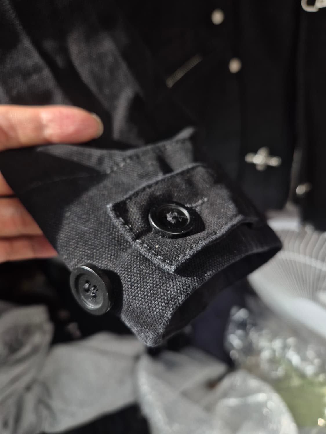 블랙  자켓 M95사이즈 새상품 상품이미지6