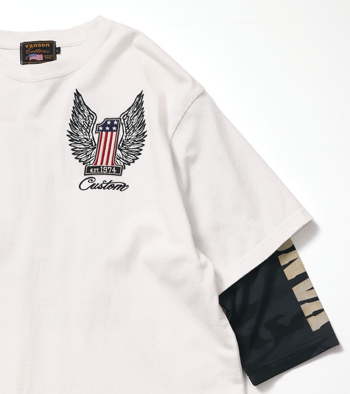 VANSON - LAYERED T SHIRT 상품이미지5