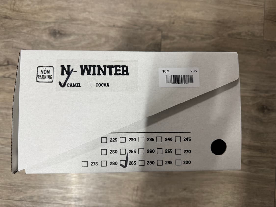 새상품) 논파킹 X 킨치 슈즈 상품이미지3