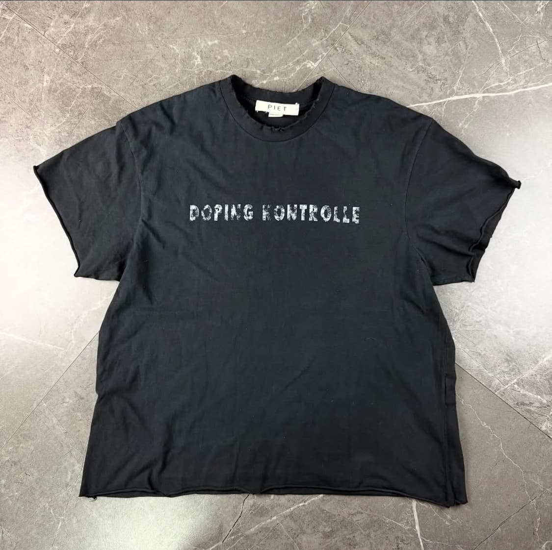 PIET Dopping Kontrolle Raw Edge T-Shirt 상품이미지1