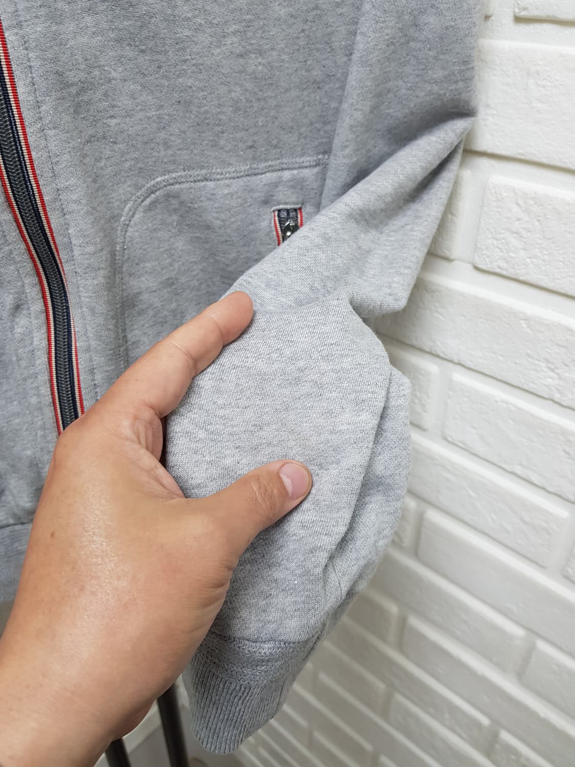 [L/정품] 몽클레어 트랙탑 져지 그레이 상품이미지6