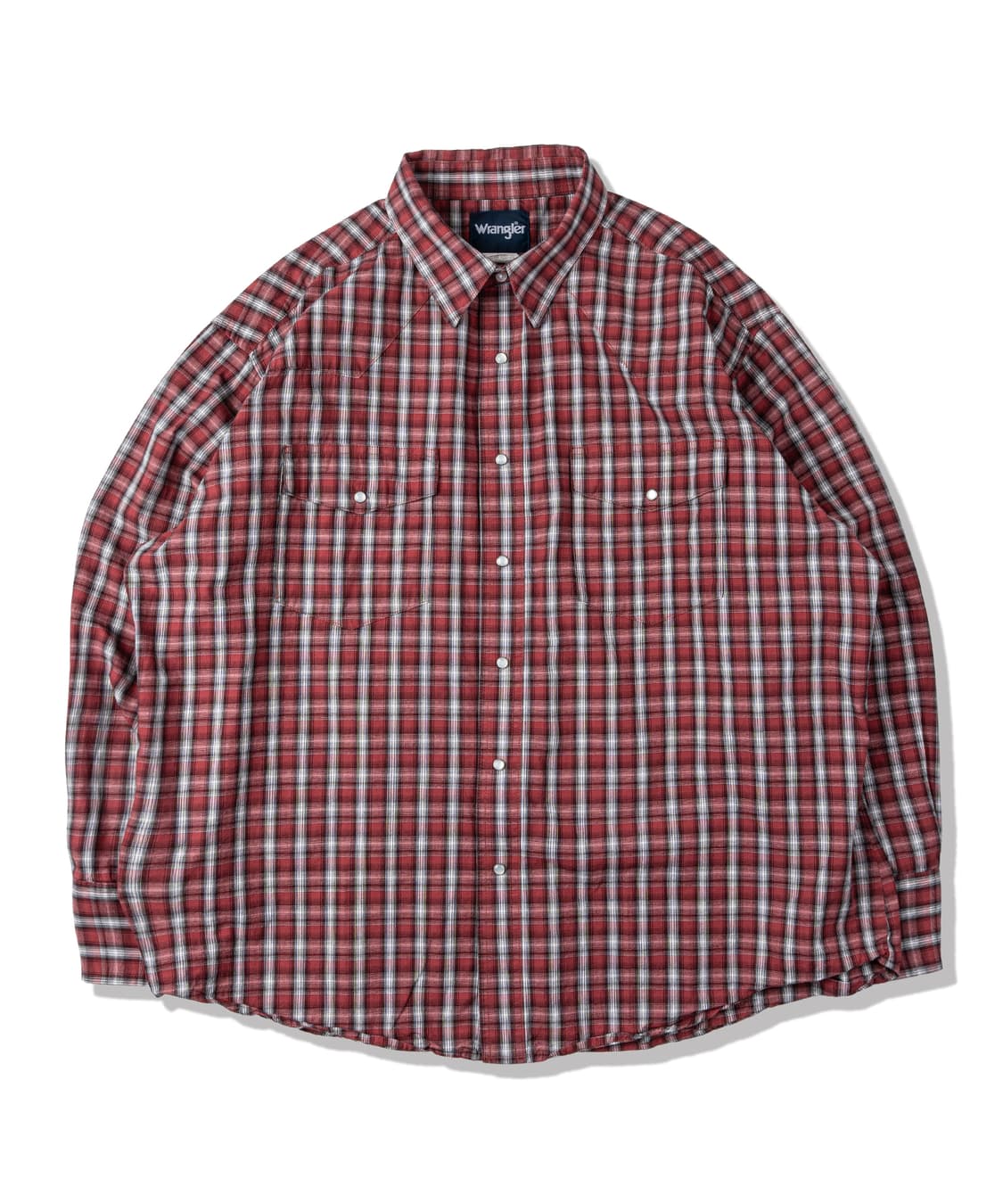 Wrangler 웨스턴 레드 플래드 셔츠 상품이미지1
