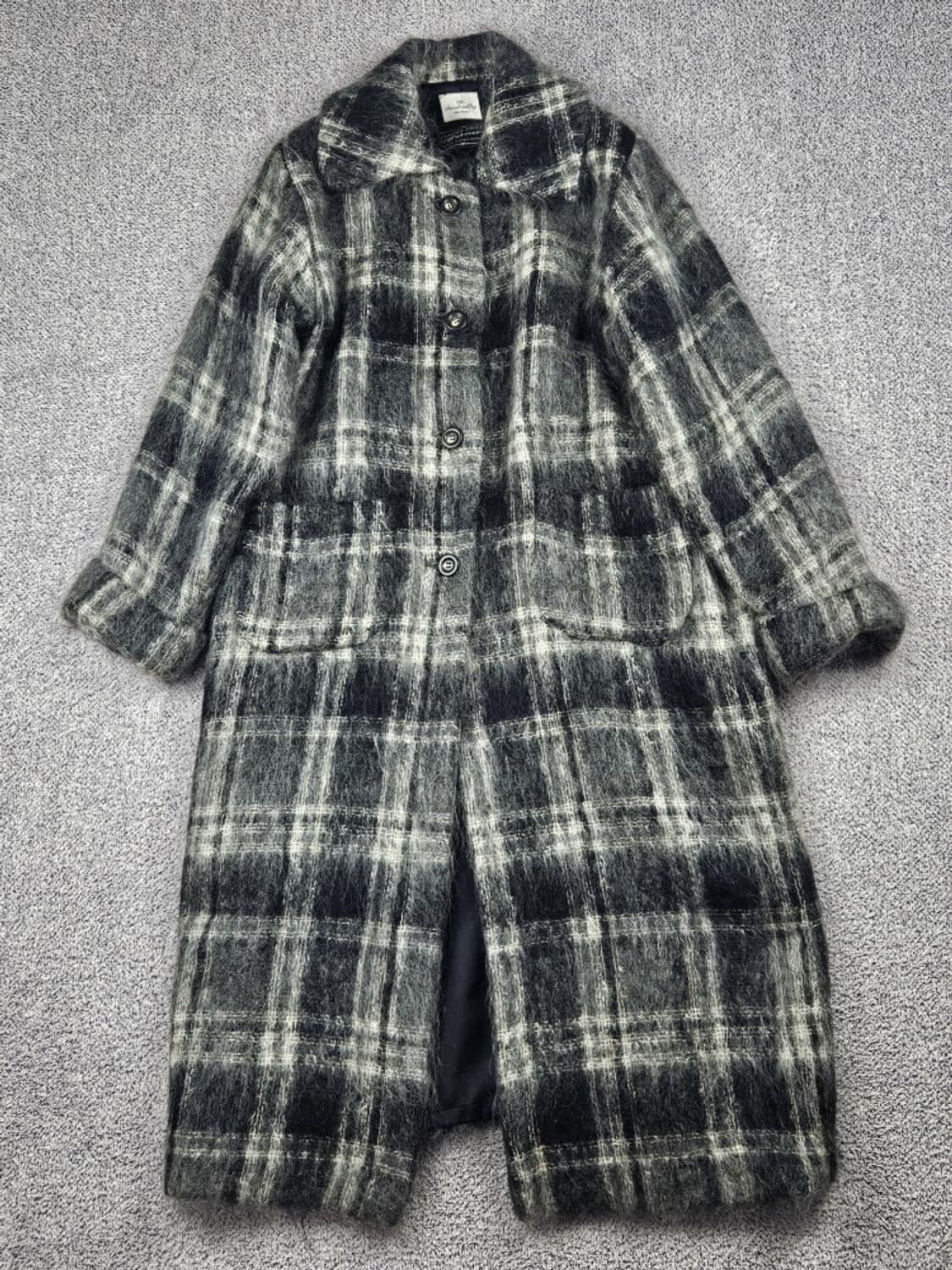 사무엘 트위드 패브릭스 모헤어 플래드 코트 (상세설명참조) / 10342 상품이미지1