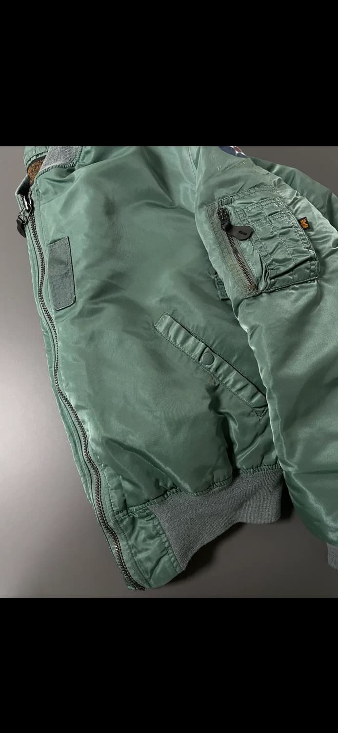 [XL] 알파 인더스트리 빈티지 L2B 플레이트 봄버 MA-1 자켓 상품이미지6