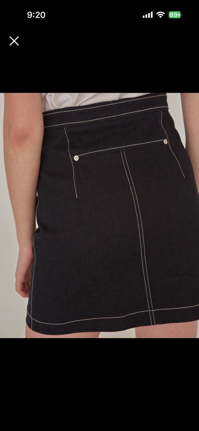 로우클래식 데님 스커트 S 상품이미지3