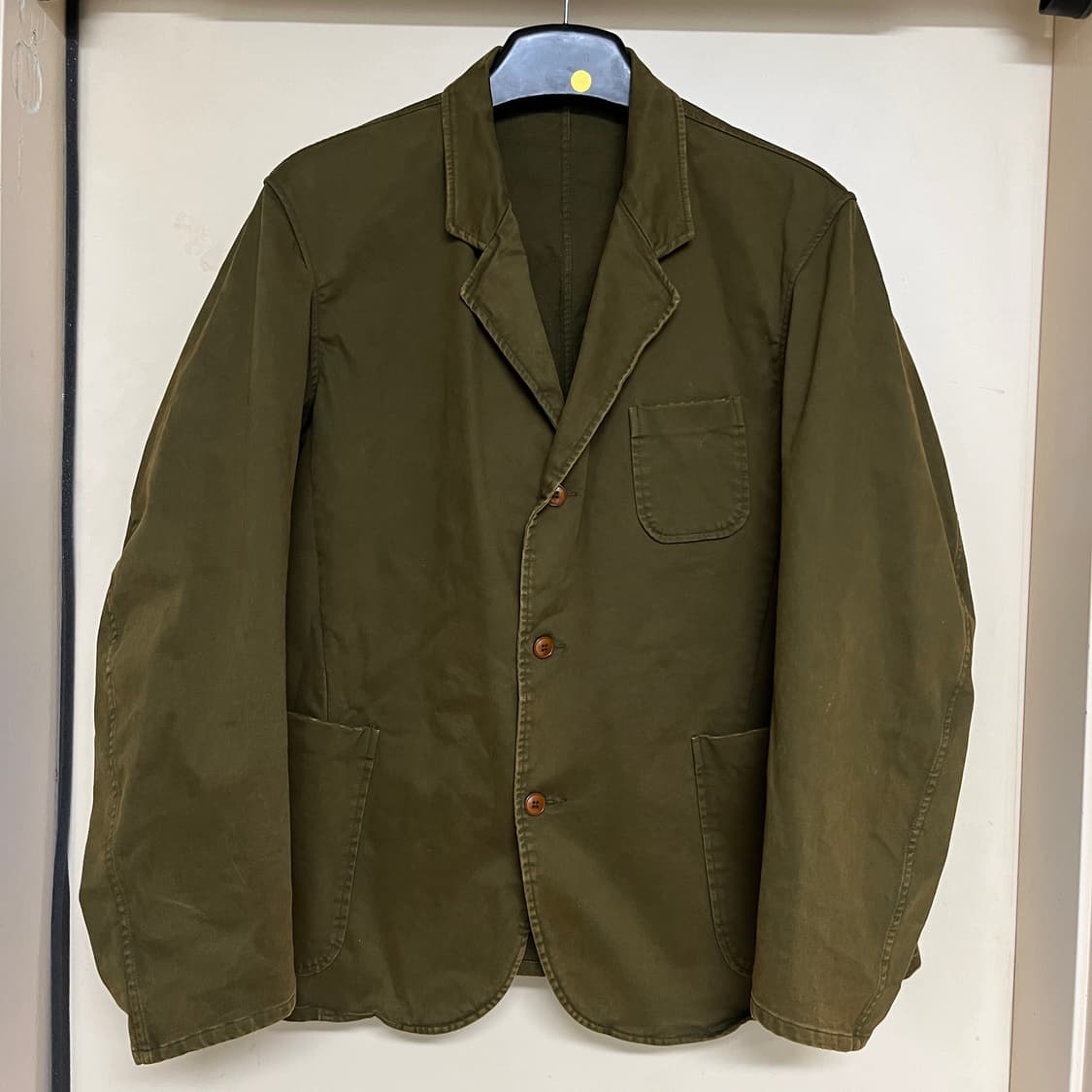 [1] 이얼즈어고 페이디드 몰스킨 스포츠 코트 더스티 카키 yearsag 상품이미지4