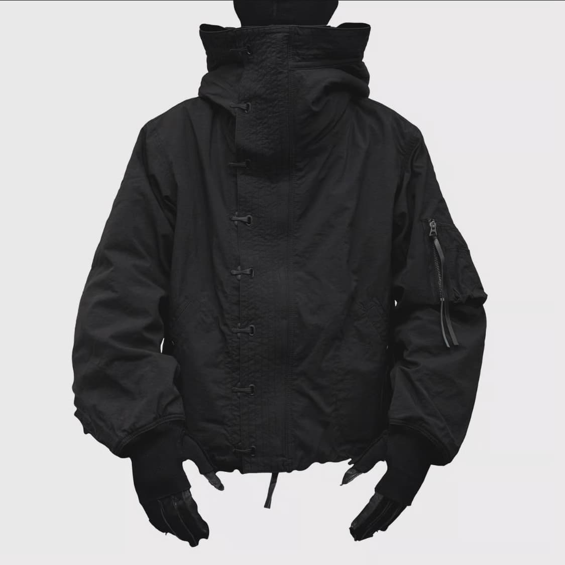 MINUS 플라이트 후드 봄버 2size 상품이미지1