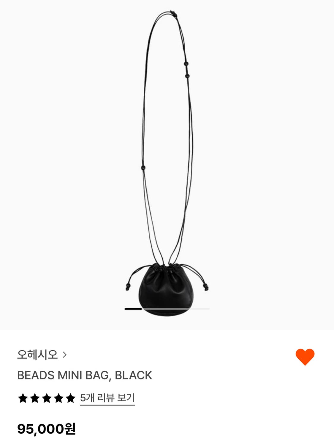 오헤시오 BEADS  MINI BAG 상품이미지1