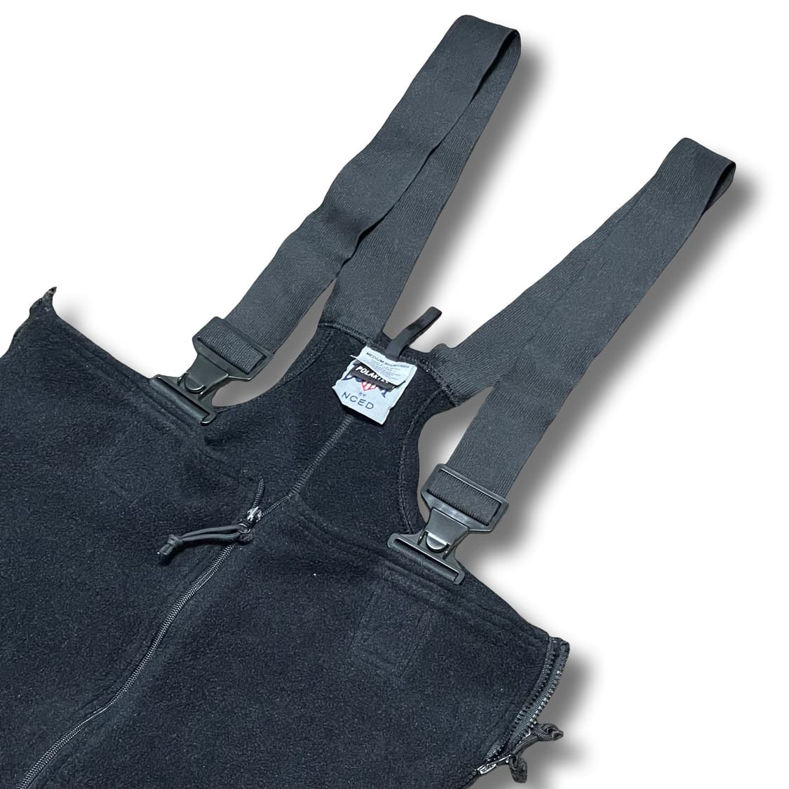 미해군 폴리텍 플리스 오버롤 멜빵바지 상품이미지2