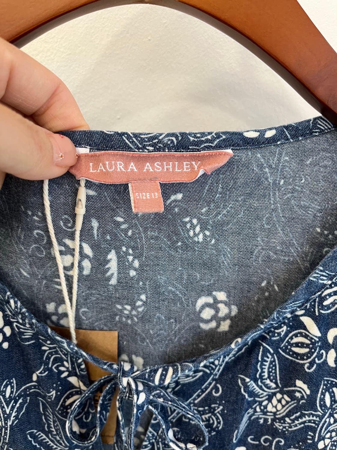 로라애슐리 빈티지 플라워 코튼 원피스 상품이미지3