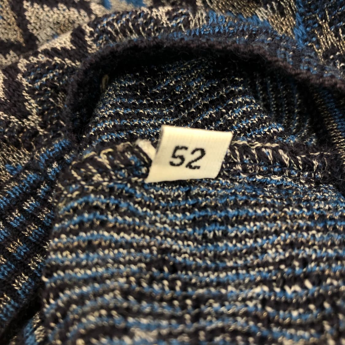 미쏘니 울 멀티컬러 지그재그 패턴 니트 상품이미지5