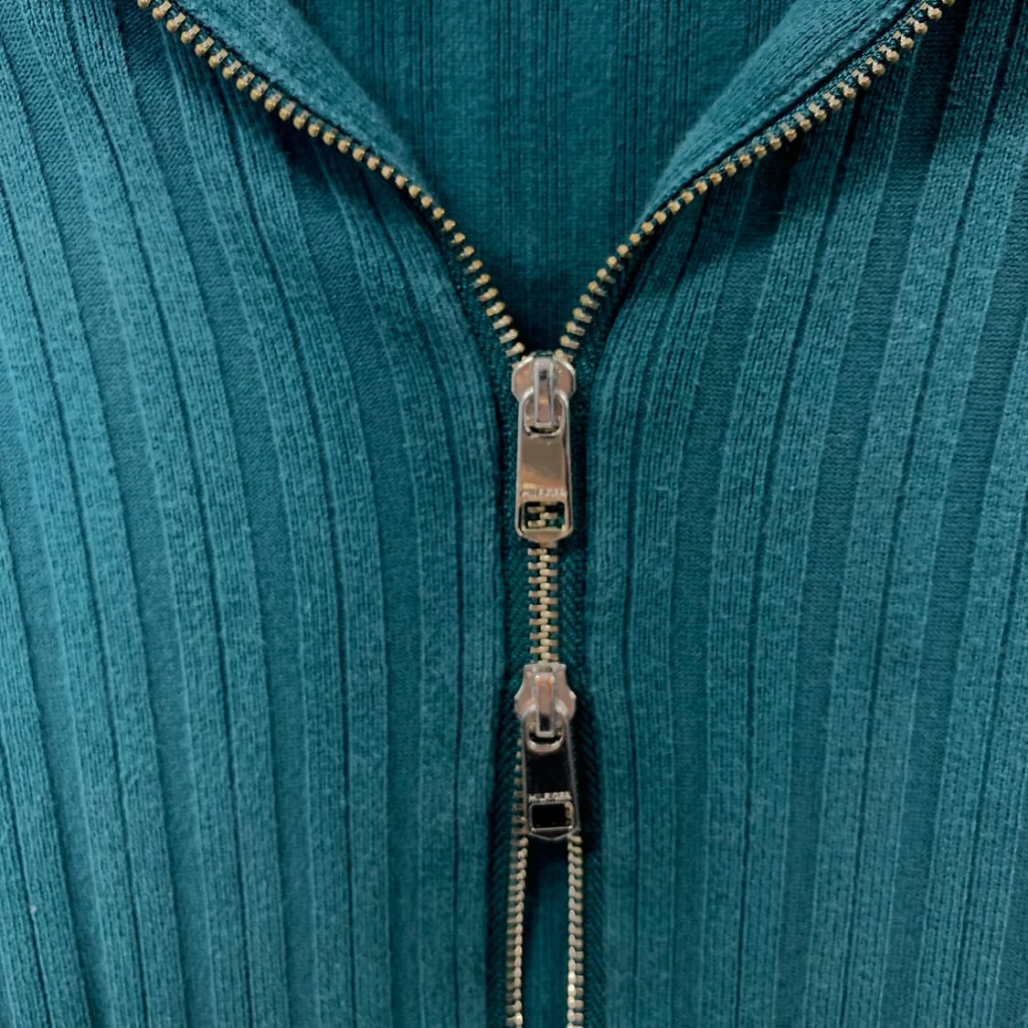 타미힐피거 투웨이 그린 골지 니트집업  상품이미지4