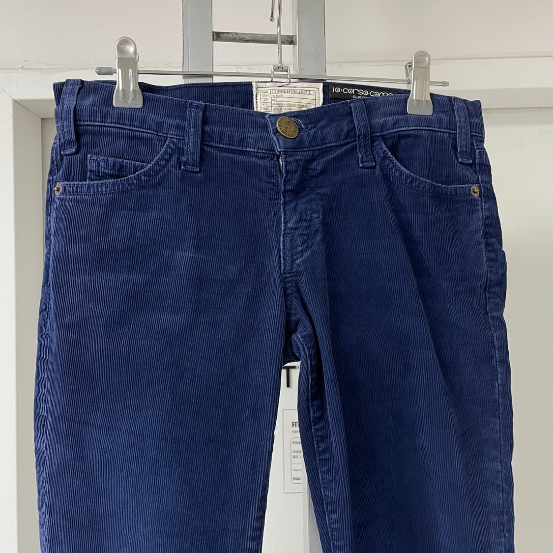 커런트엘리엇 코듀로이 팬츠 블루 24(W) 상품이미지2