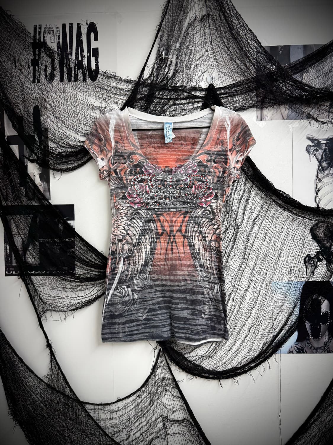 00s crown printing halfsleeve 상품이미지2