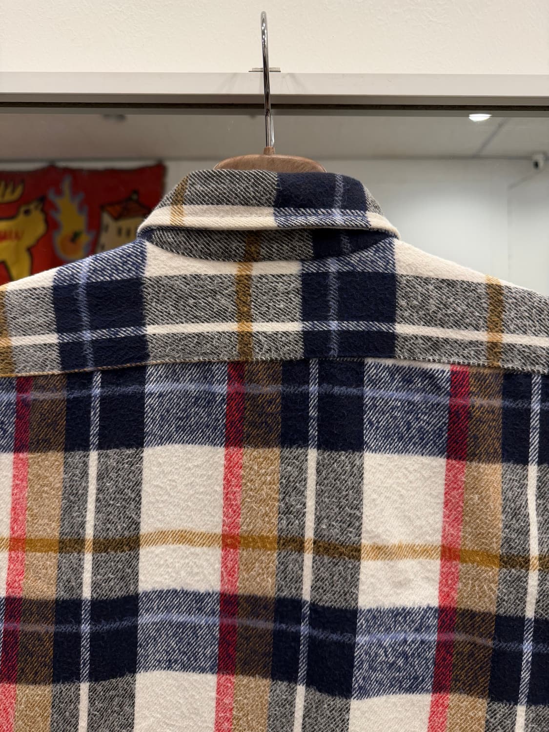 80s Five Brother 파이브 브라더 플란넬 체크 셔츠 (USA) 상품이미지5