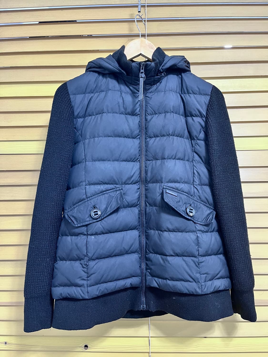 지오스피릿 여성 니트구스패딩다운점퍼 M66사이즈 상품이미지2