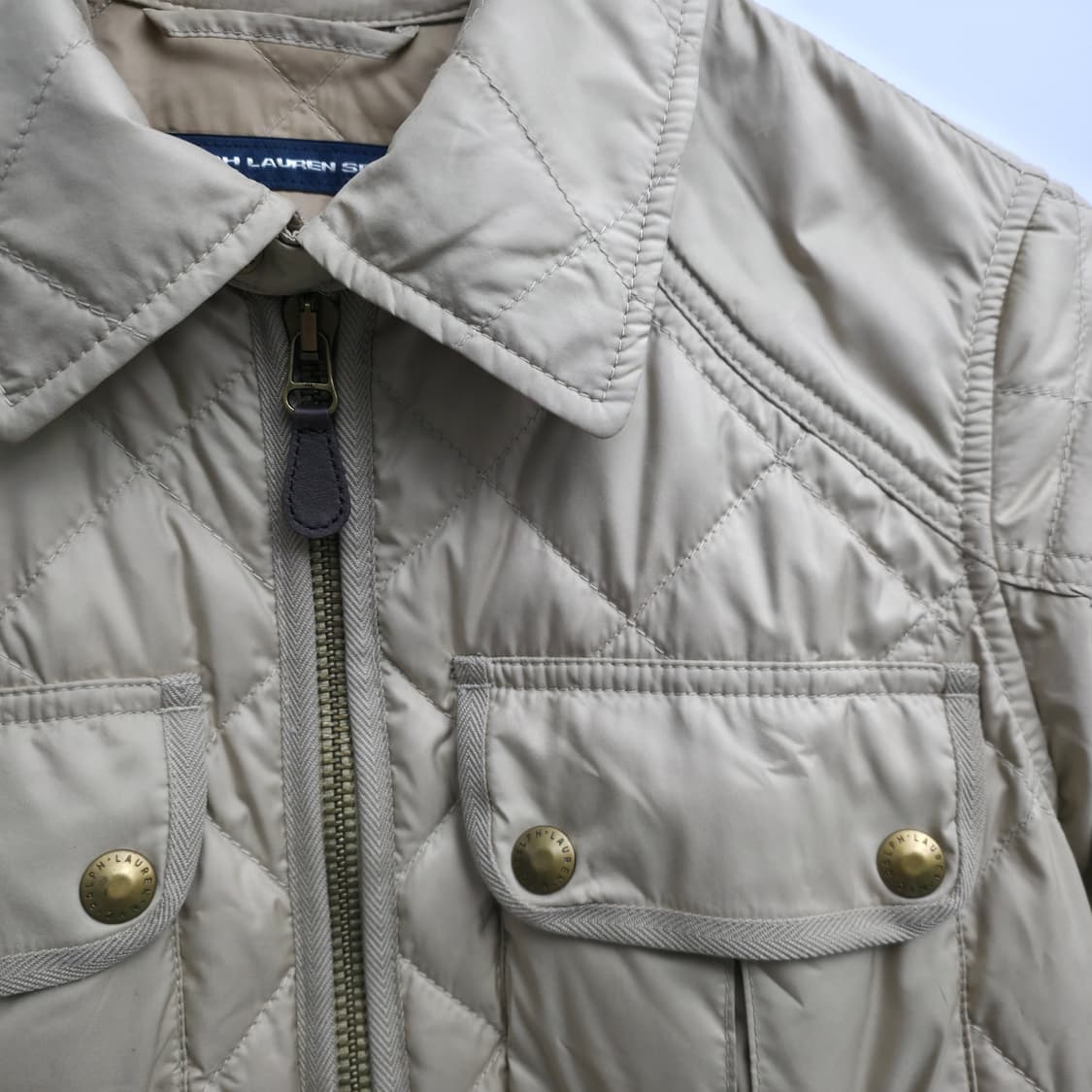 [M] 폴로 랄프로렌 사파리 퀼팅 자켓 베이지 상품이미지6