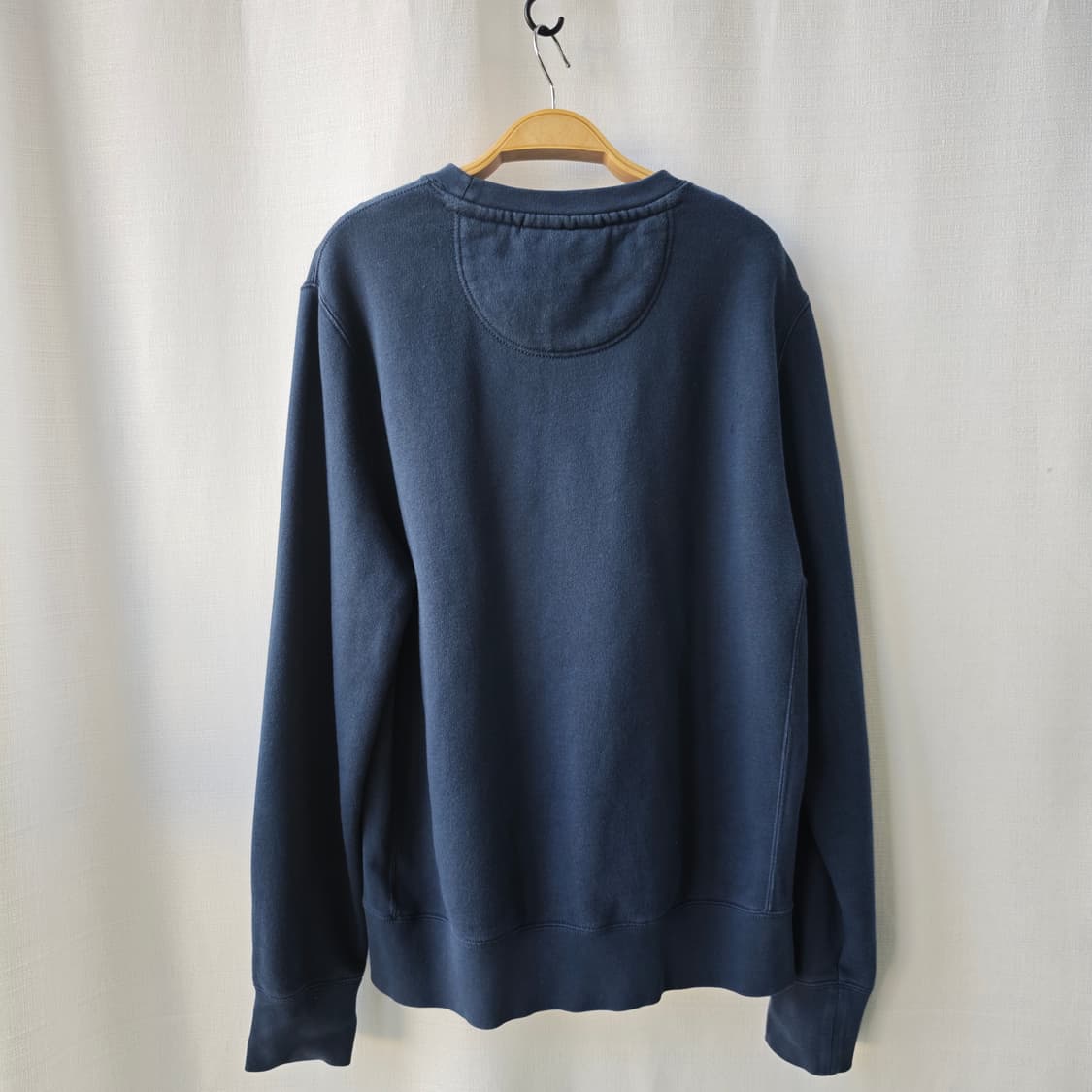 버버리 자수 로고 기모 클래식 맨투맨 네이비 M 상품이미지7