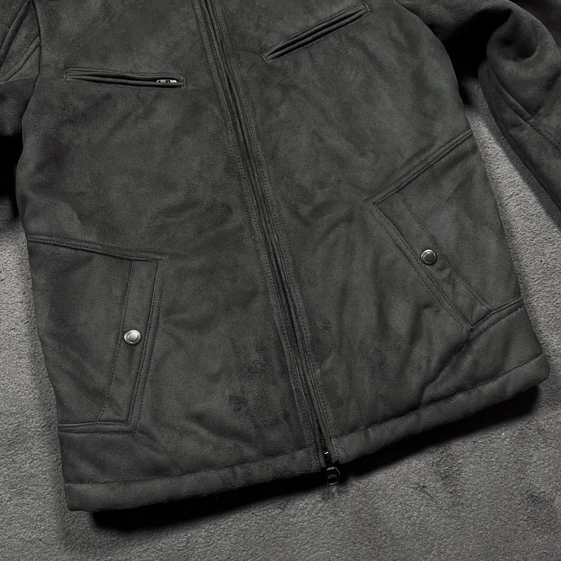 아르마니 익스체인지 스웨이드 바이커 투웨이 자켓 상품이미지4