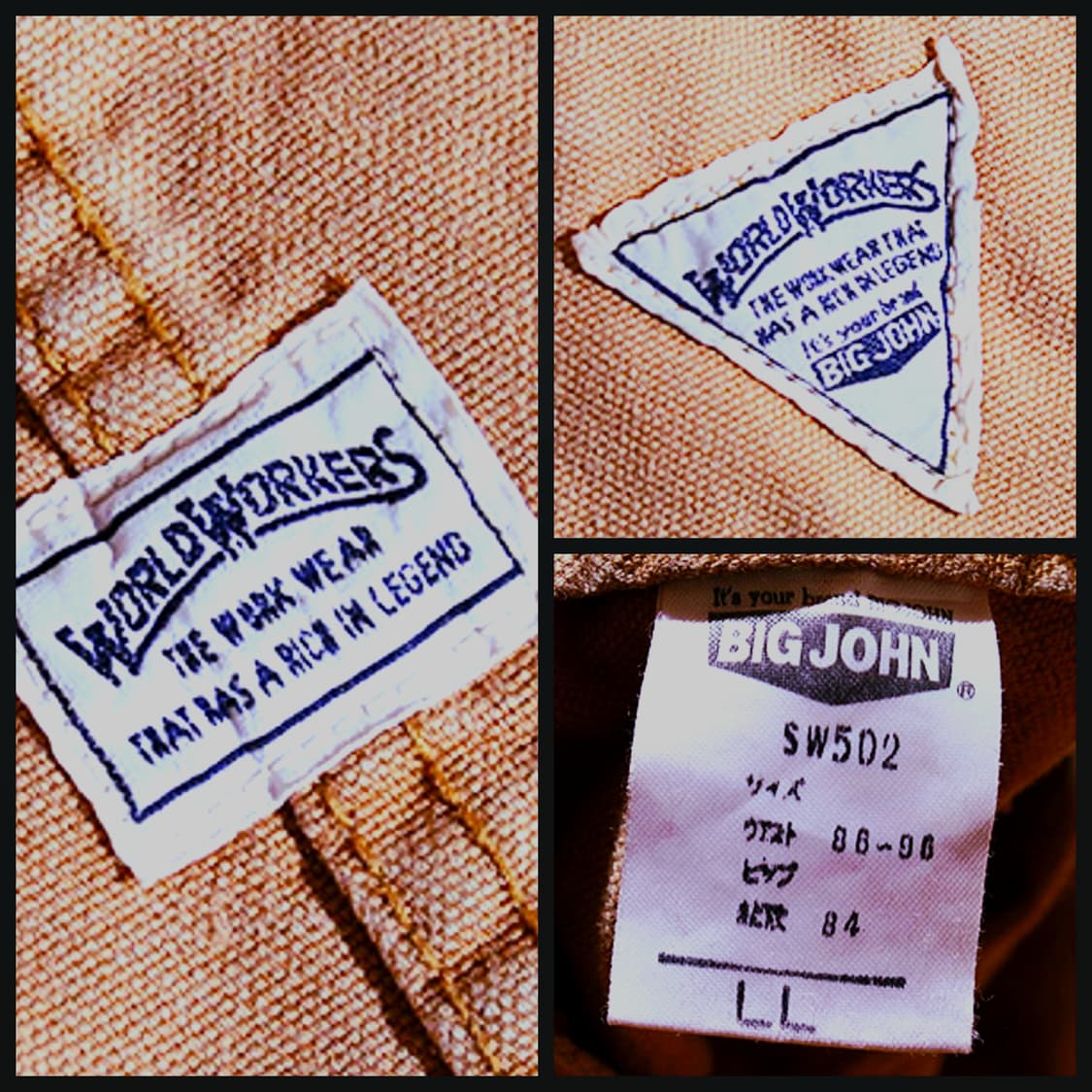 빅존(BIGJOHN) 월드워커스 라인 오버롤 JAPAN 상품이미지7