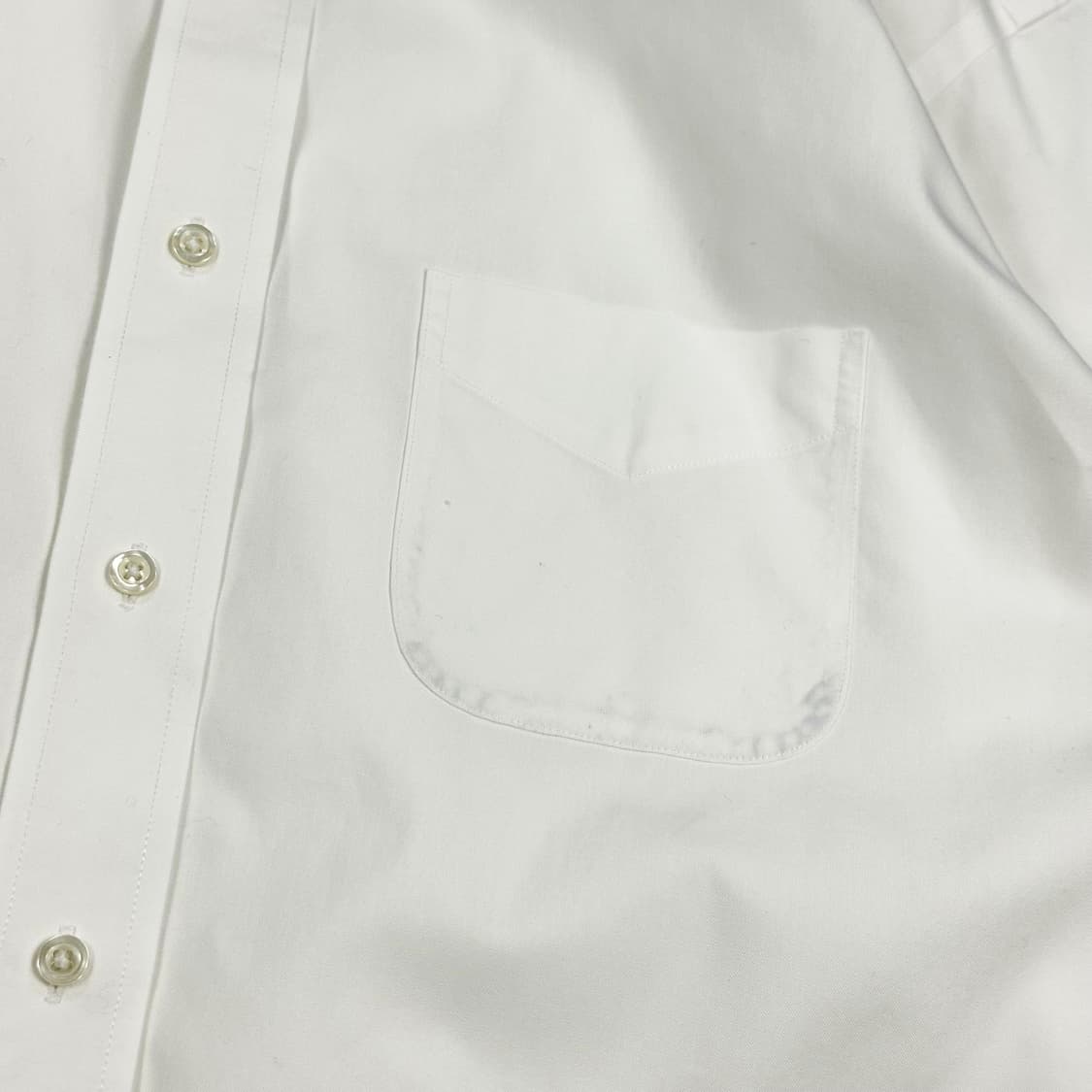 브룩스브라더스 클래식 솔리드셔츠 화이트 XL 상품이미지3