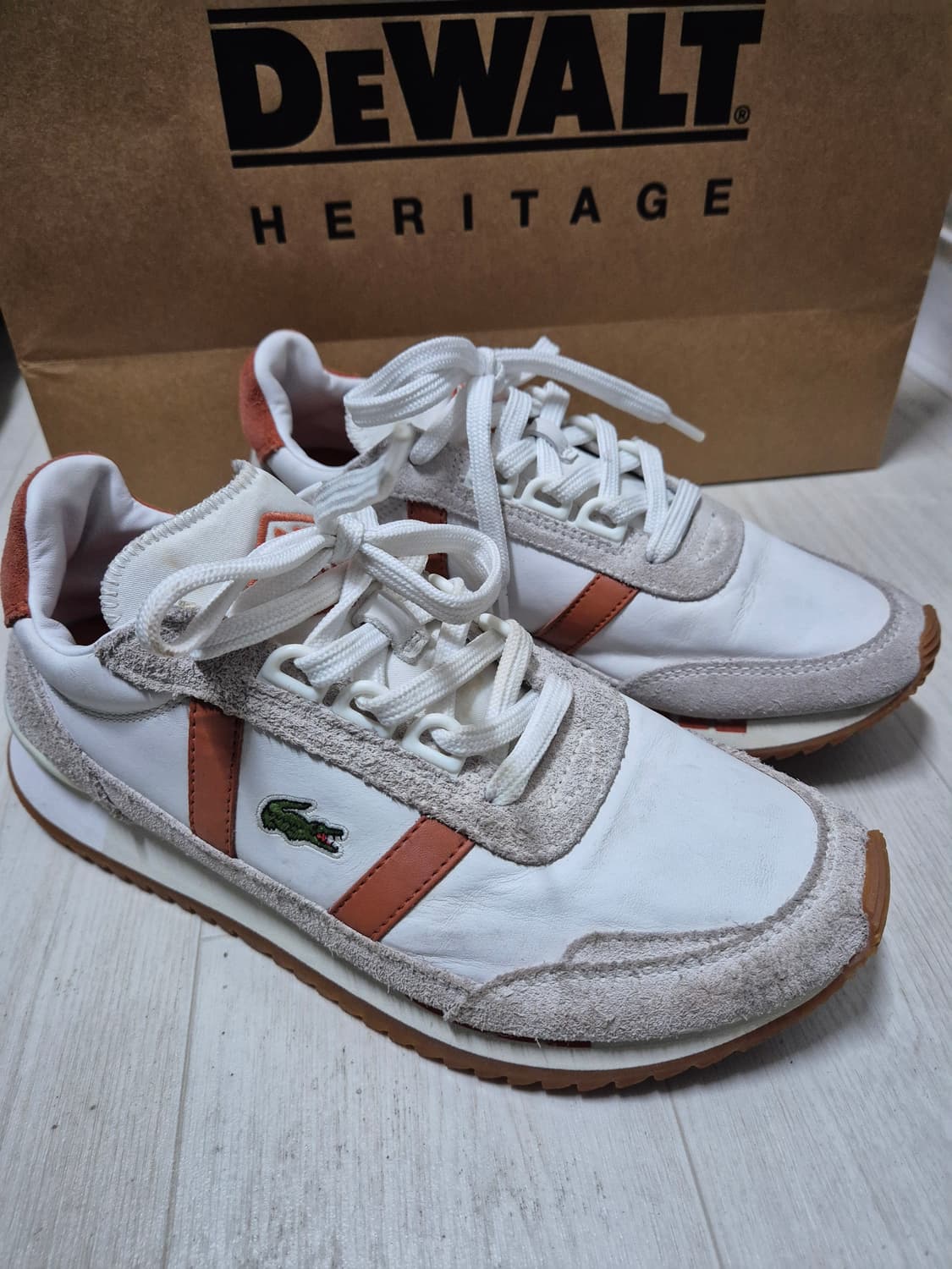 라코스테 파트너 레트로 스니커즈 us/6 240 판매합니다 상품이미지4