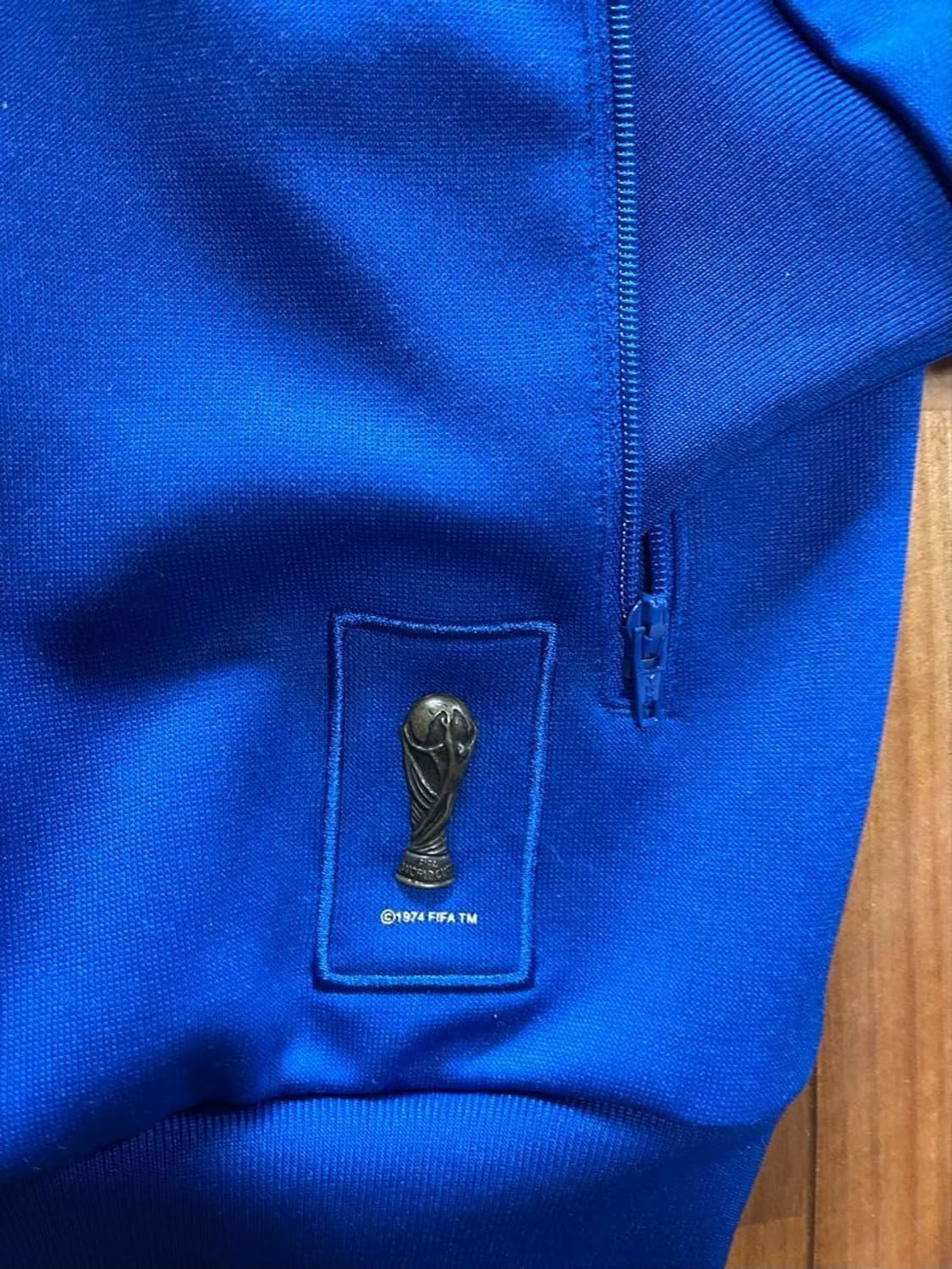 아디다스 일본 국대 2006년 독일 월드컵 기념 트랙탑 져지 블루 상품이미지5